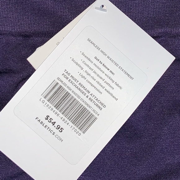 Fabletics Seamless High Waisted 7/8 Leggings - Picture 2 of 3